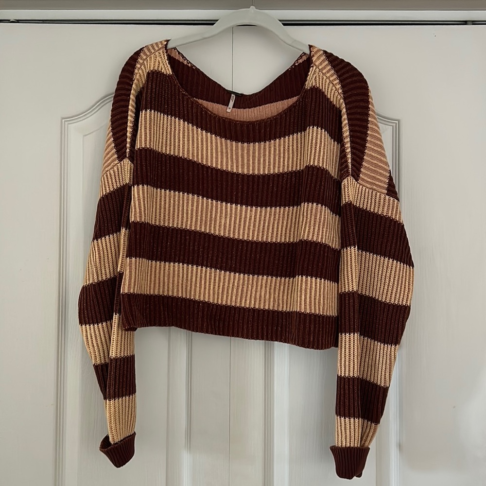 Cropped Free People Sweater XS
